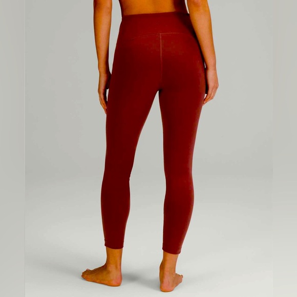 Like New! Lululemon InStill High Rise Legging 25” Size 10- Smokey Red - Picture 2 of 9